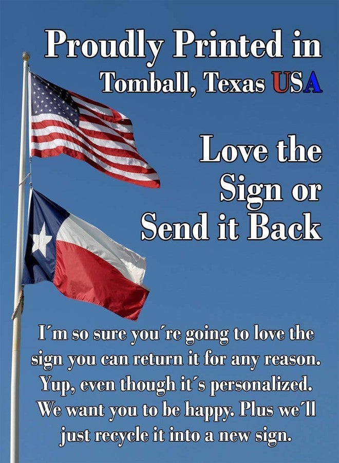 Lone Star Art Deliveries Please Ring Doorbell Sign for Package and Box Deliveries -Directional Deliveries Metal Sign for Home Office, Porch Entryway Gate, 8x12 Aluminum Safe - Use Indoors or Outdoors - Image 2